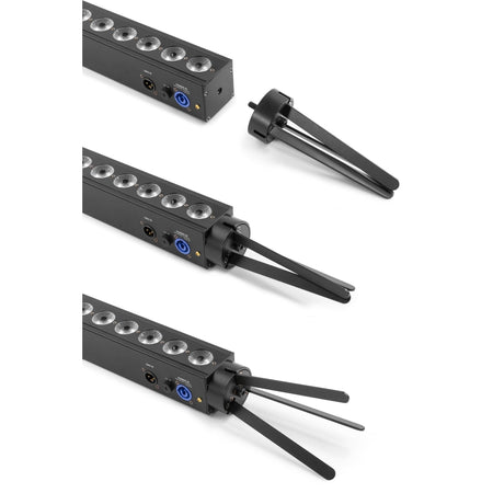 beamZ BBB243 - Barra LED 24x 3W RGB alimentada por batería - Tempo Shop