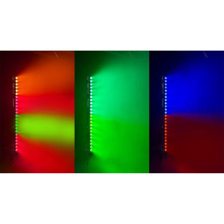 beamZ BBB243 - Barra LED 24x 3W RGB alimentada por batería - Tempo Shop