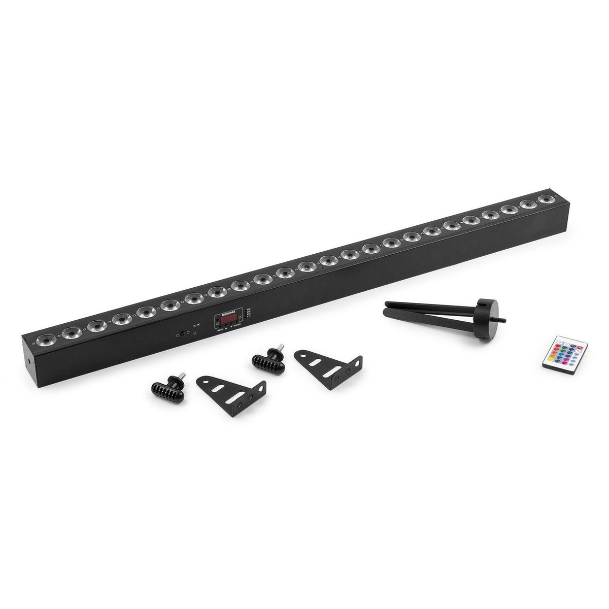 beamZ BBB243 - Barra LED 24x 3W RGB alimentada por batería - Tempo Shop