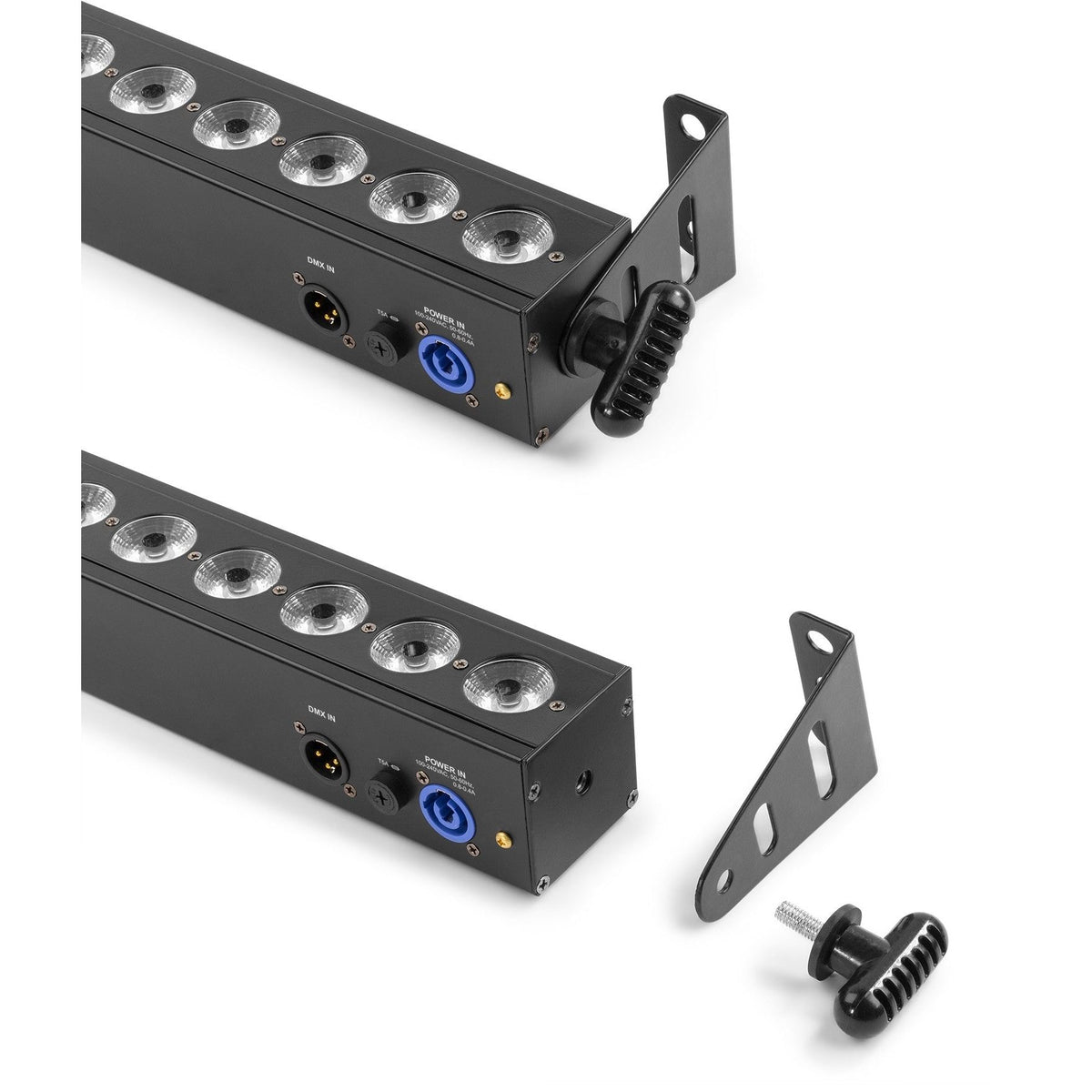 beamZ BBB243 - Barra LED 24x 3W RGB alimentada por batería - Tempo Shop