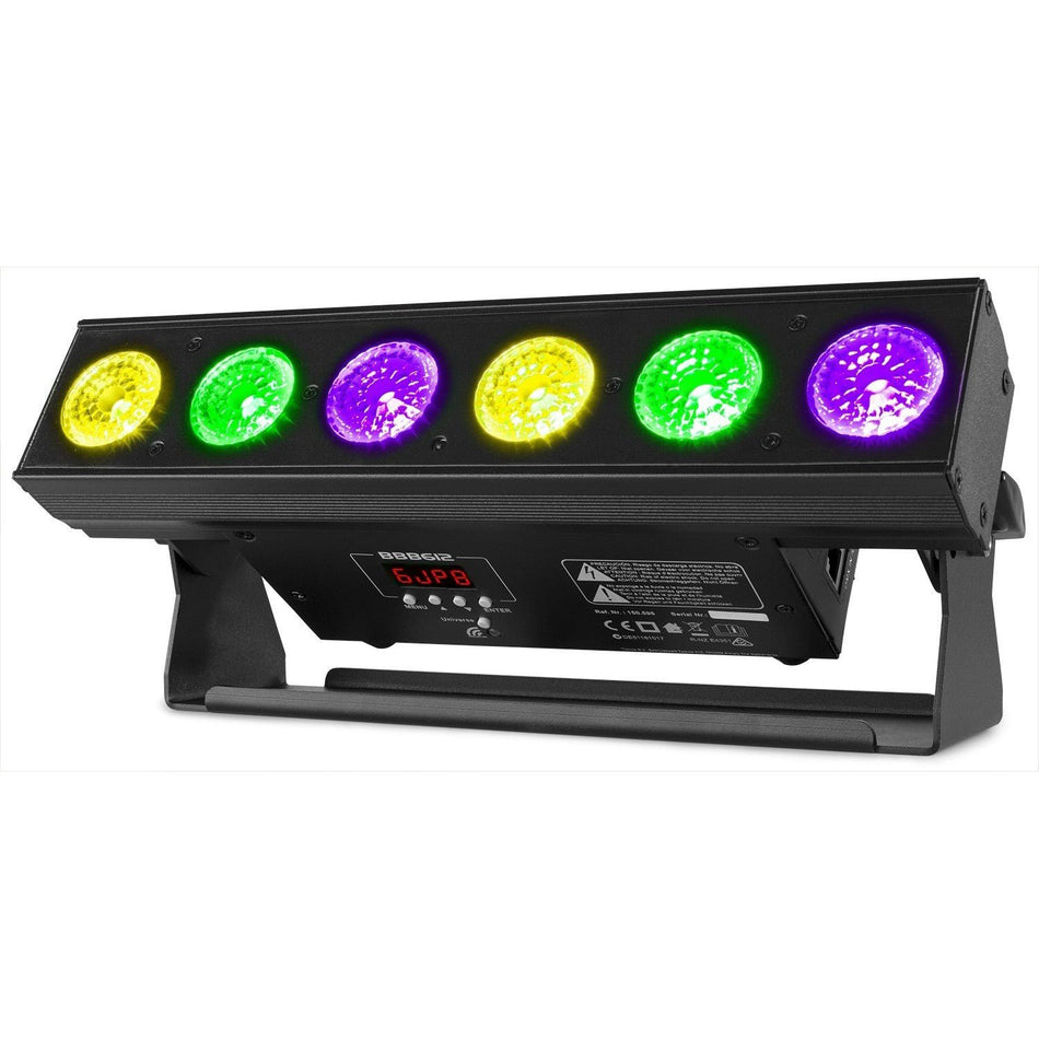 beamZ BBB612 - Barra con bateria 6x 12W - Tempo Shop