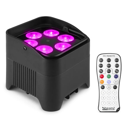 beamZ BBP96S - Foco PAR con bateria 6x 12W WDMX - Tempo Shop