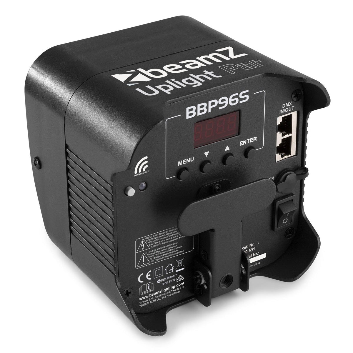 beamZ BBP96S - Foco PAR con bateria 6x 12W WDMX - Tempo Shop
