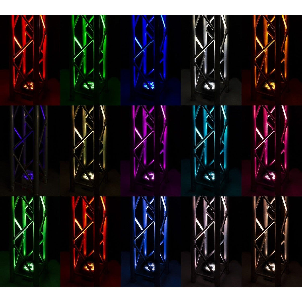 beamZ BBP96S - Foco PAR con bateria 6x 12W WDMX - Tempo Shop