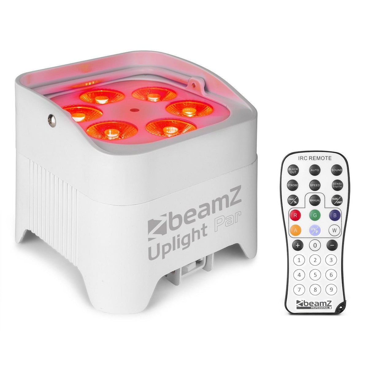 beamZ BBP96SW - Foco PAR con bateria 6x 12W WDMX - Tempo Shop