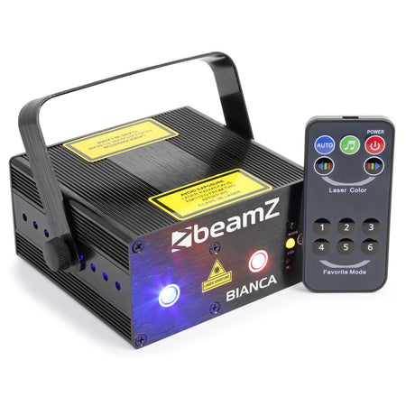 beamZ Bianca - Doble Laser 330mW RGB Gobo IRC - Tempo Shop