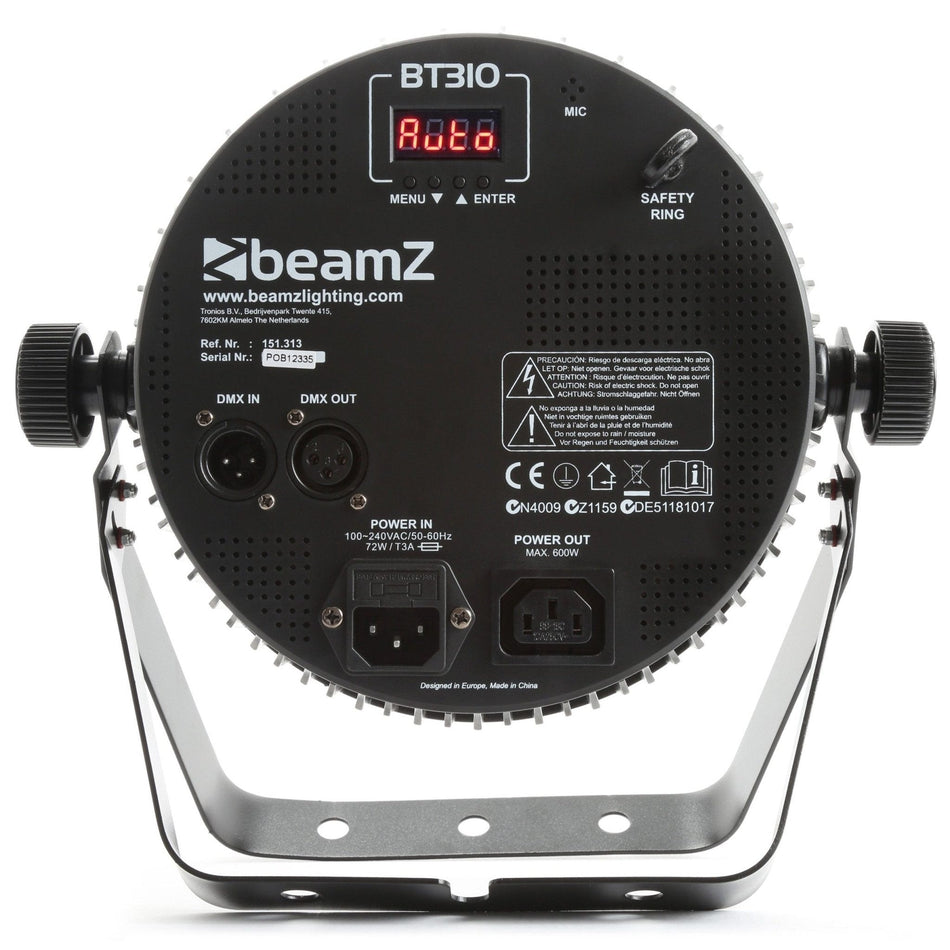 beamZ BT310 - Foco plano PAR LED 12x 6W 4 - en - 1 - Tempo Shop