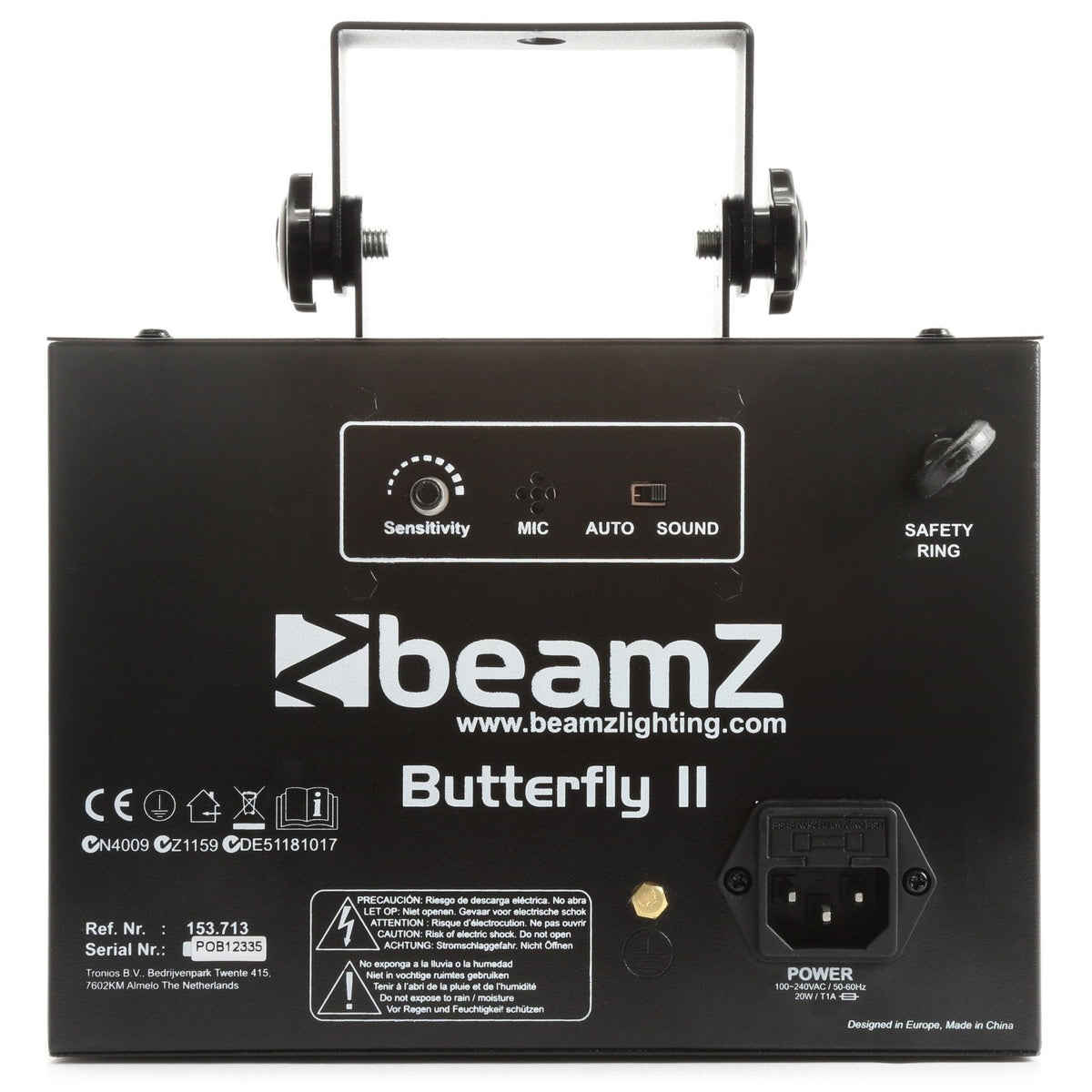 beamZ Butterfly II - LED mini derby - Tempo Shop
