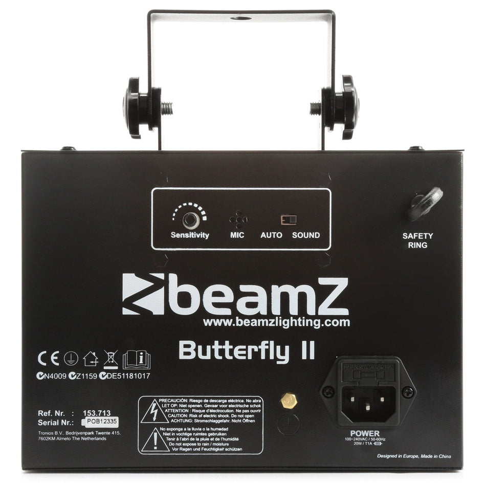 beamZ Butterfly II - LED mini derby - Tempo Shop