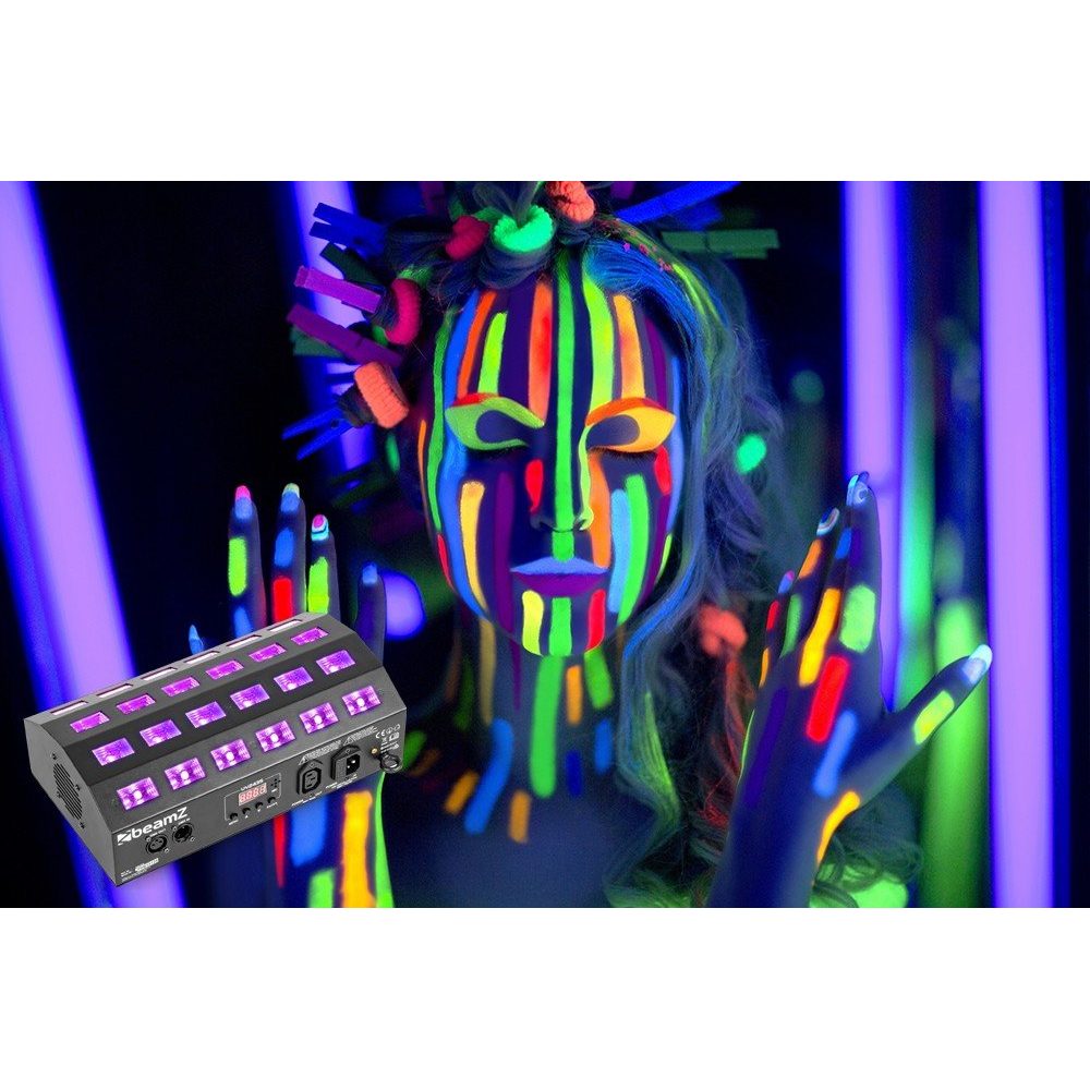 beamZ BUV463 - Strobo LED UV - Tempo Shop