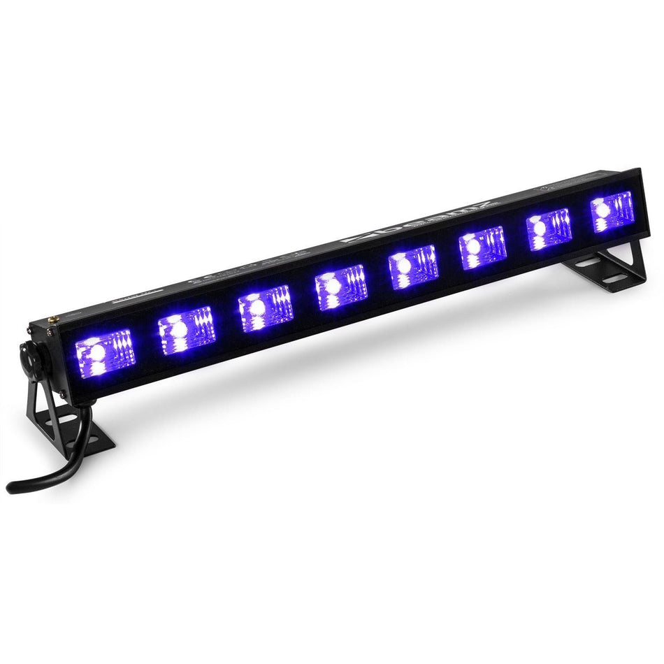 beamZ BUVW83 - Barra LED 8x 3W UV/Blanco 2 - en - 1 - Tempo Shop