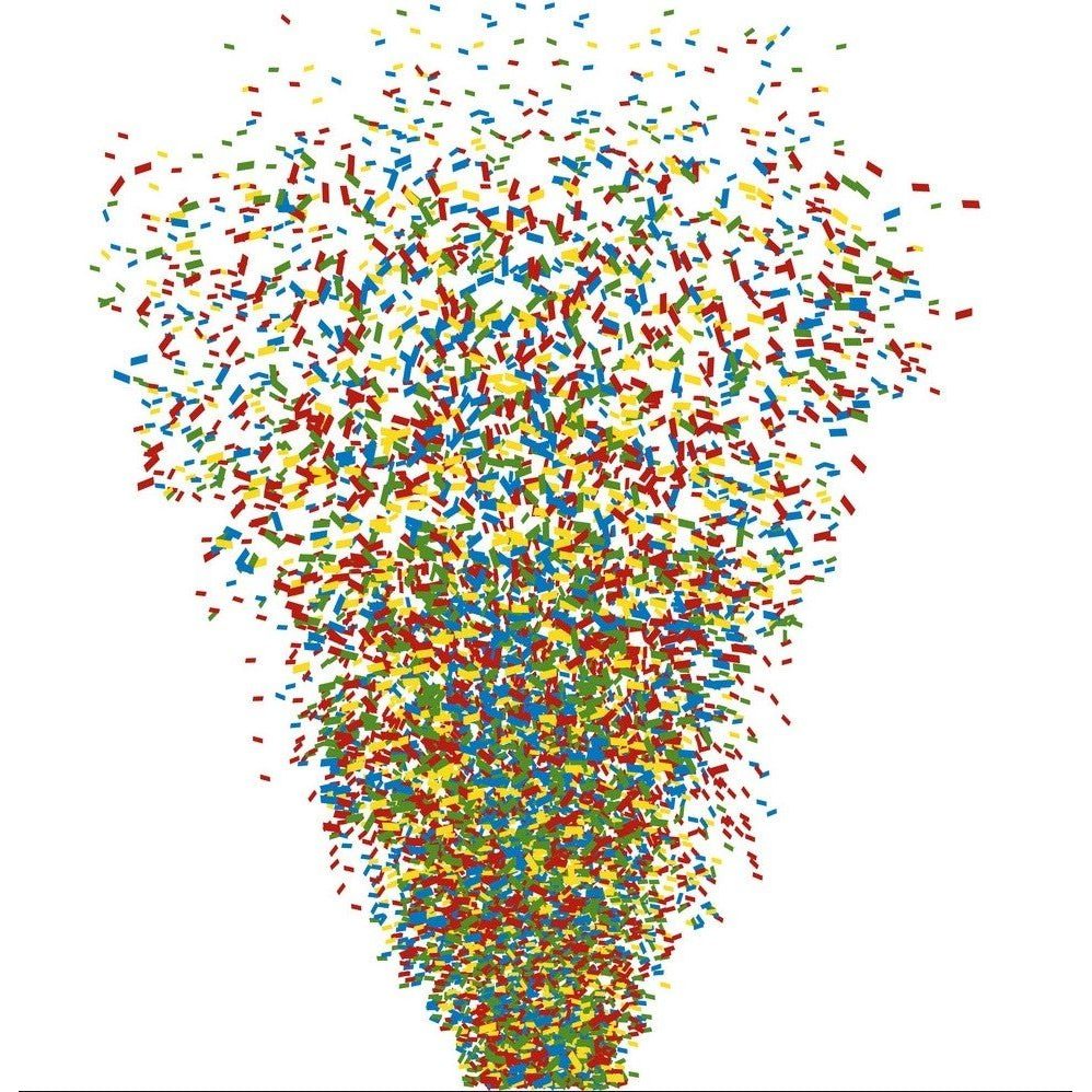 beamZ CNF1 - Confetti Multi Color 1KG - Tempo Shop