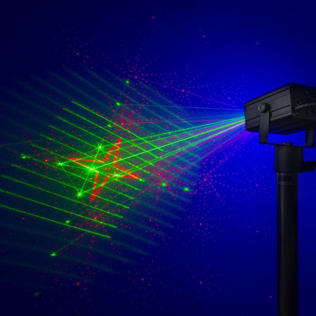 beamZ Dahib - Doble Laser RG Gobo con LED Azul - Tempo Shop