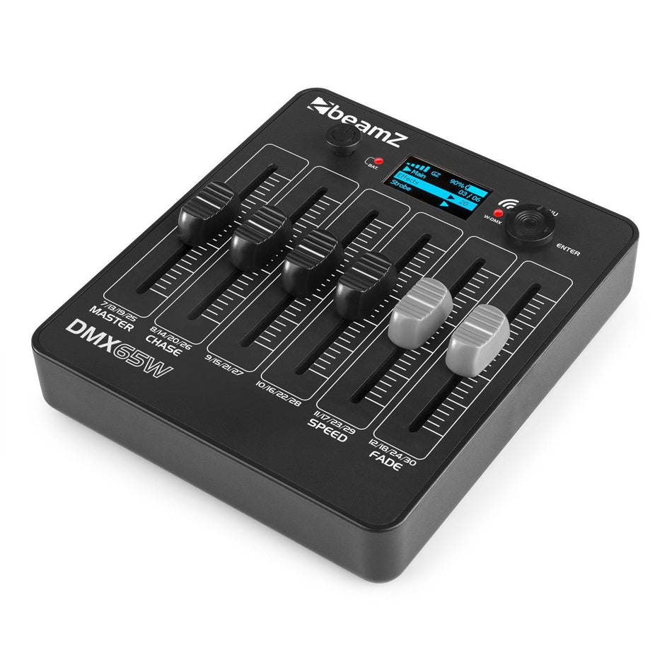 beamZ DMX65W - Controlador inalámbrico DMX alimentado por batería - Tempo Shop