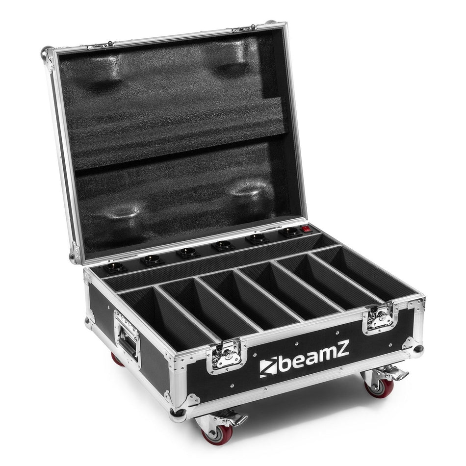 beamZ FCC12 - FlightCase para 6x focos serie BBP612 Charging - Tempo Shop