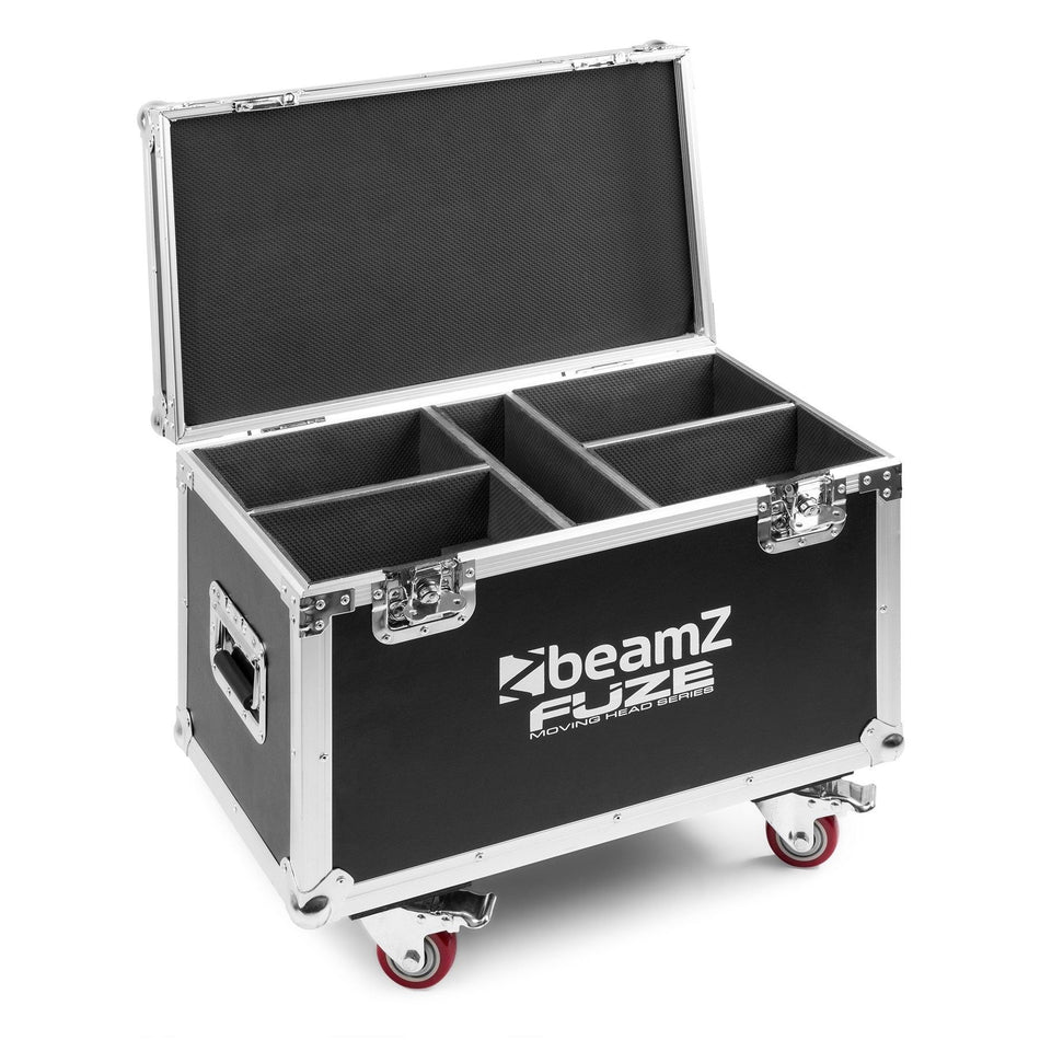 beamZ FCFZ42 - Flightcase para 4pcs cabezas moviles Serie Fuze 2812/712/1910 - Tempo Shop