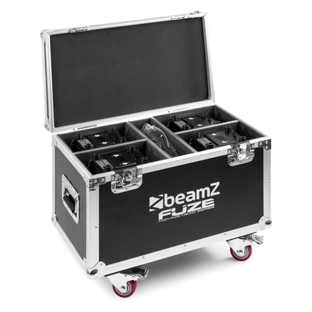 beamZ FCFZ42 - Flightcase para 4pcs cabezas moviles Serie Fuze 2812/712/1910 - Tempo Shop