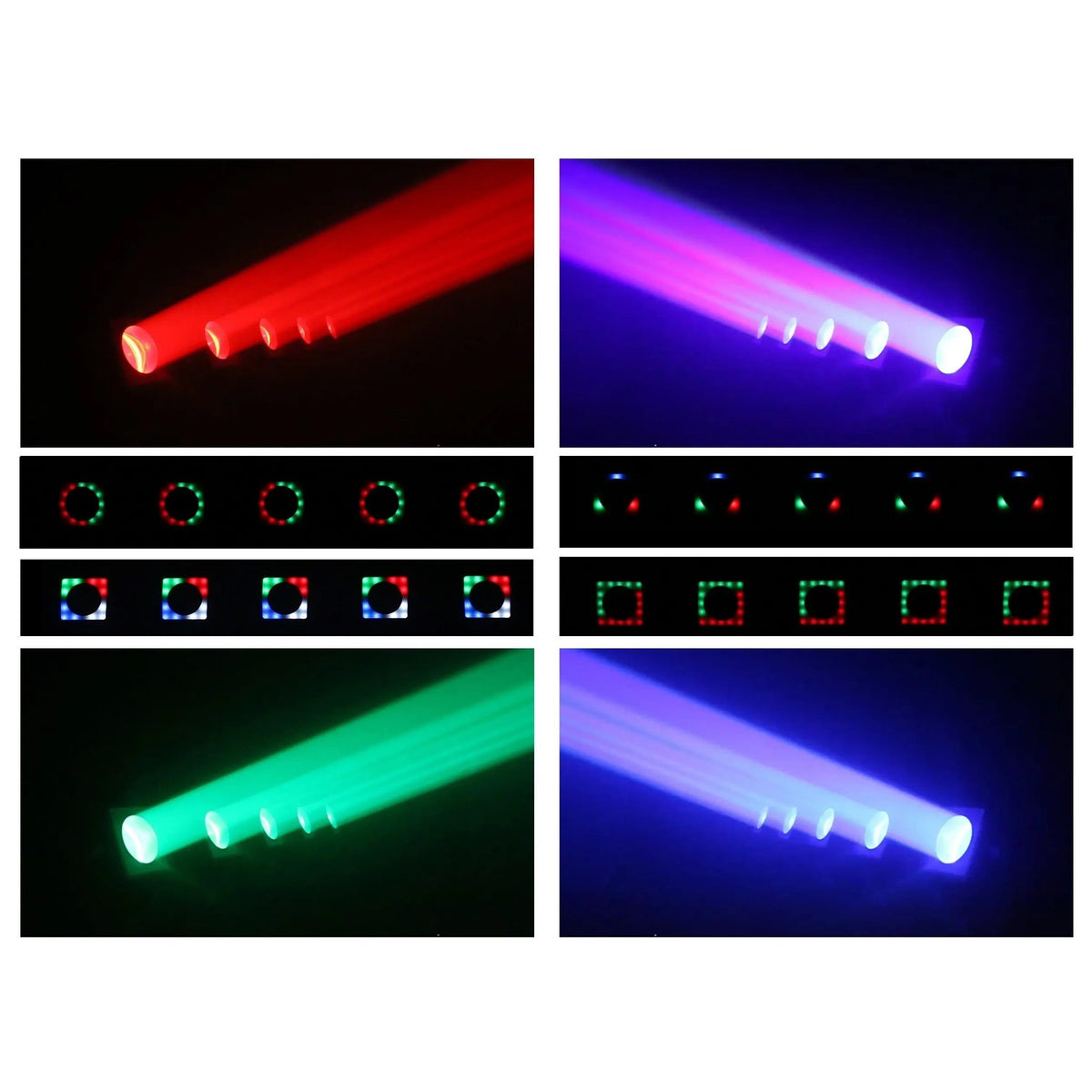beamZ Galaxy5 - Barra de cabeza móvil 5×40 W RGBW con anillo de píxeles y RDM - Tempo Shop