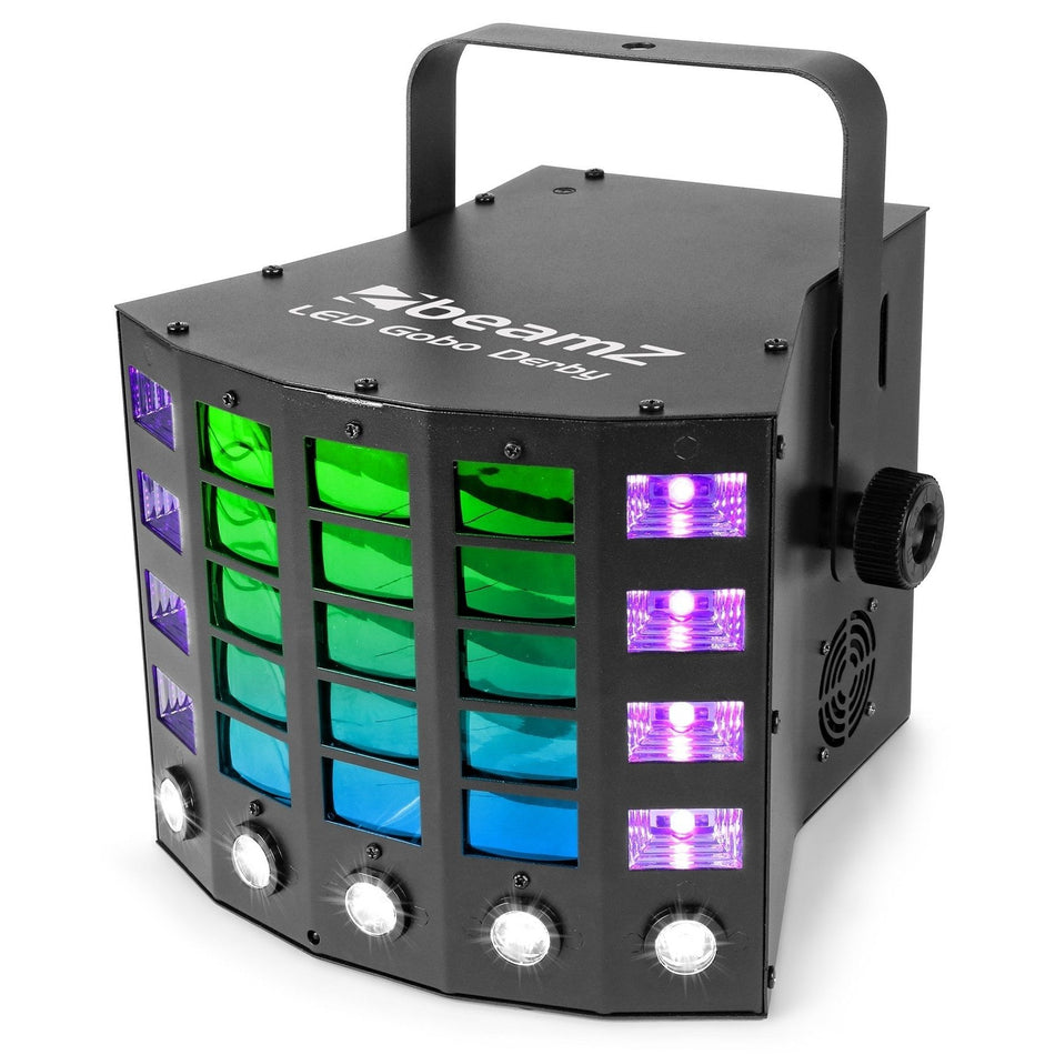 beamZ Gobo Derby - Efecto 3 - en - 1 con derby, uv y strobo - Tempo Shop