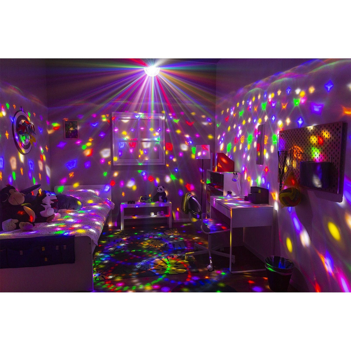 beamZ JB90R - Mini Star Ball DMX LED 9 Colores - Tempo Shop