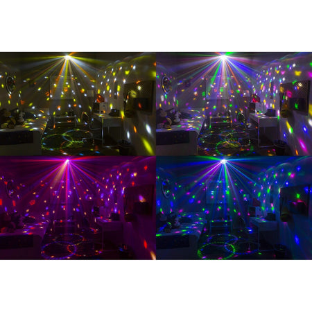beamZ JB90R - Mini Star Ball DMX LED 9 Colores - Tempo Shop