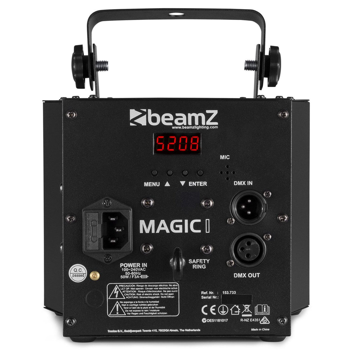 beamZ Magic1 Derby - Efecto 2 - en - 1 con derby y strobo - Tempo Shop