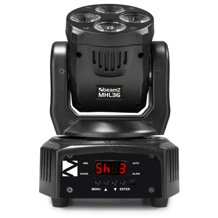 beamZ MHL36 - LED Wash Cabeza movil 4x 9W set de 2 piezas en bolsa - Tempo Shop