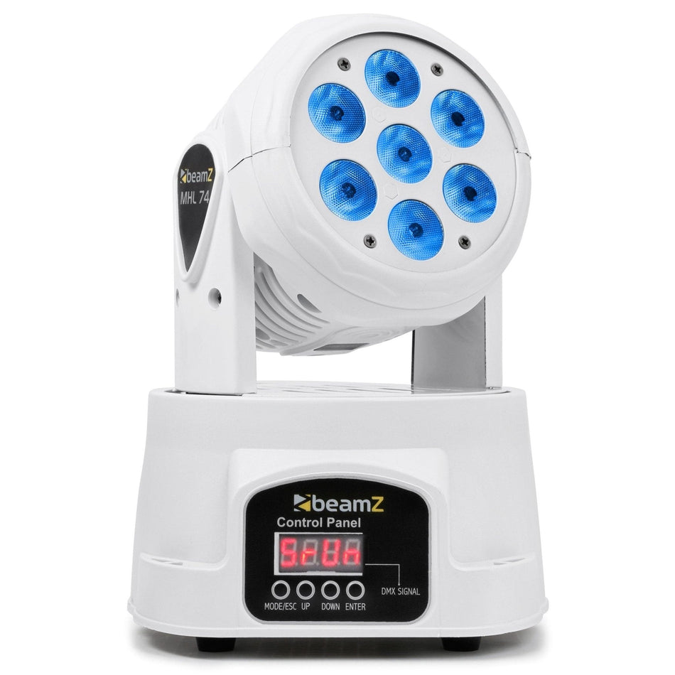 beamZ MHL74 - LED Wash Cabeza Movil 7x 10W Blanco - Tempo Shop