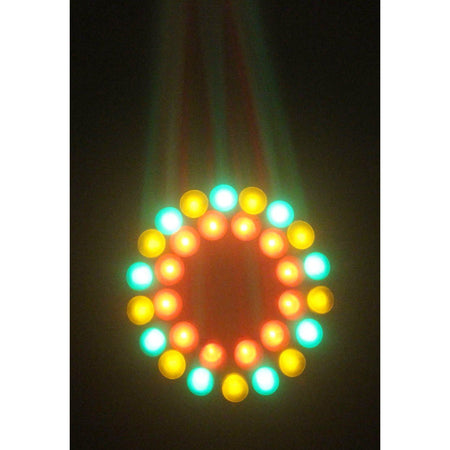 beamZ Moon Flower - Efectos con 60 leds RGBAW Negro - Tempo Shop