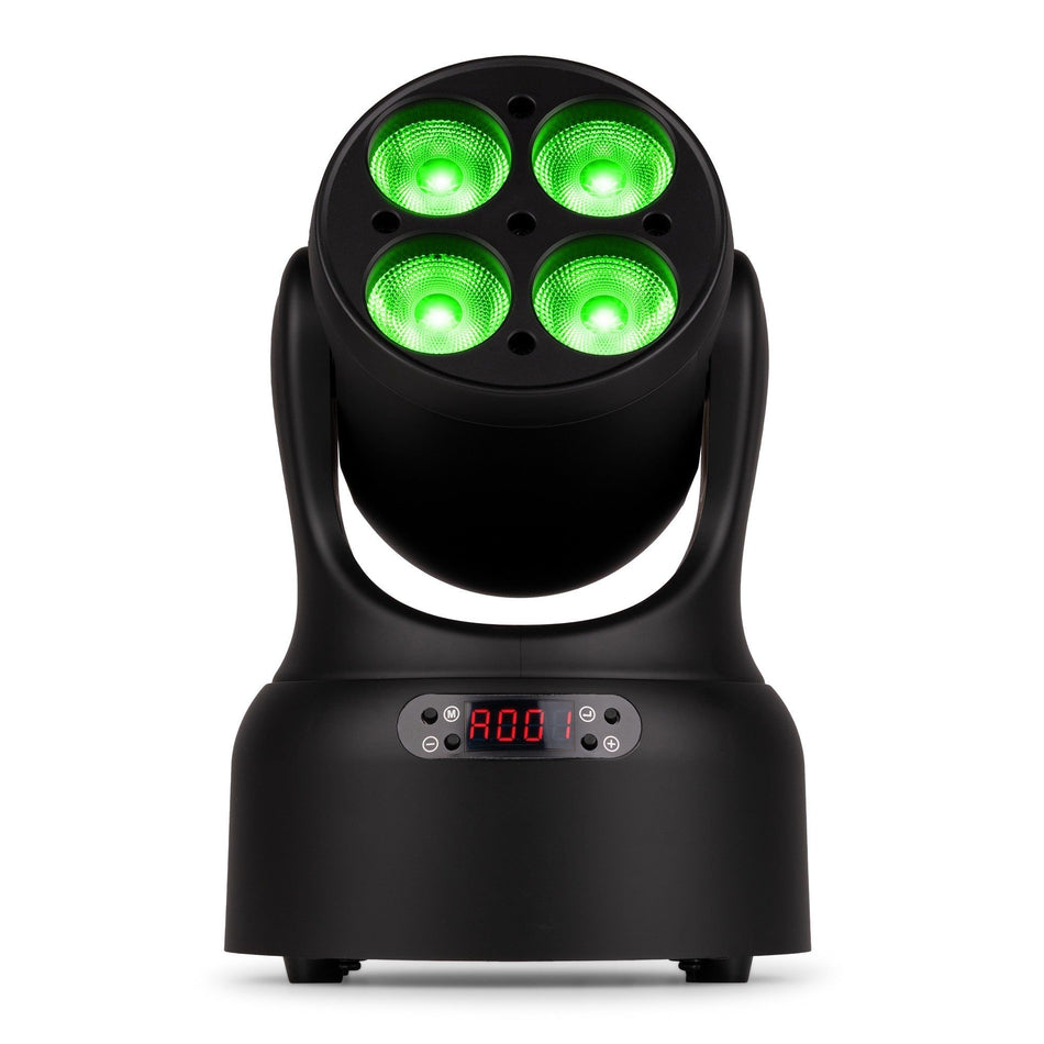 beamZ NOVA420-BK - Cabeza móvil wash 4×20 W RGBW con RDM y anillo de techo opcional - Tempo Shop