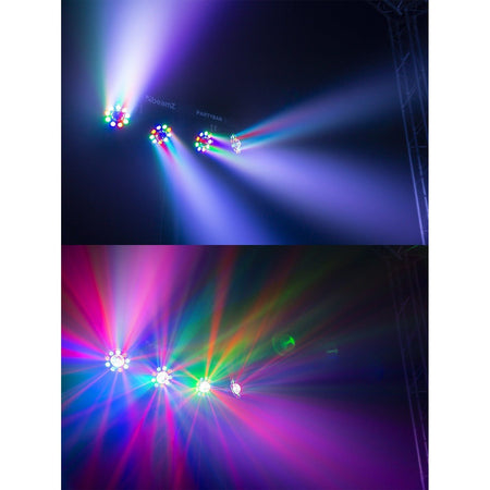 beamZ PartyBar3 - Barra de efectos 4x PAR con Magic Ball - Tempo Shop