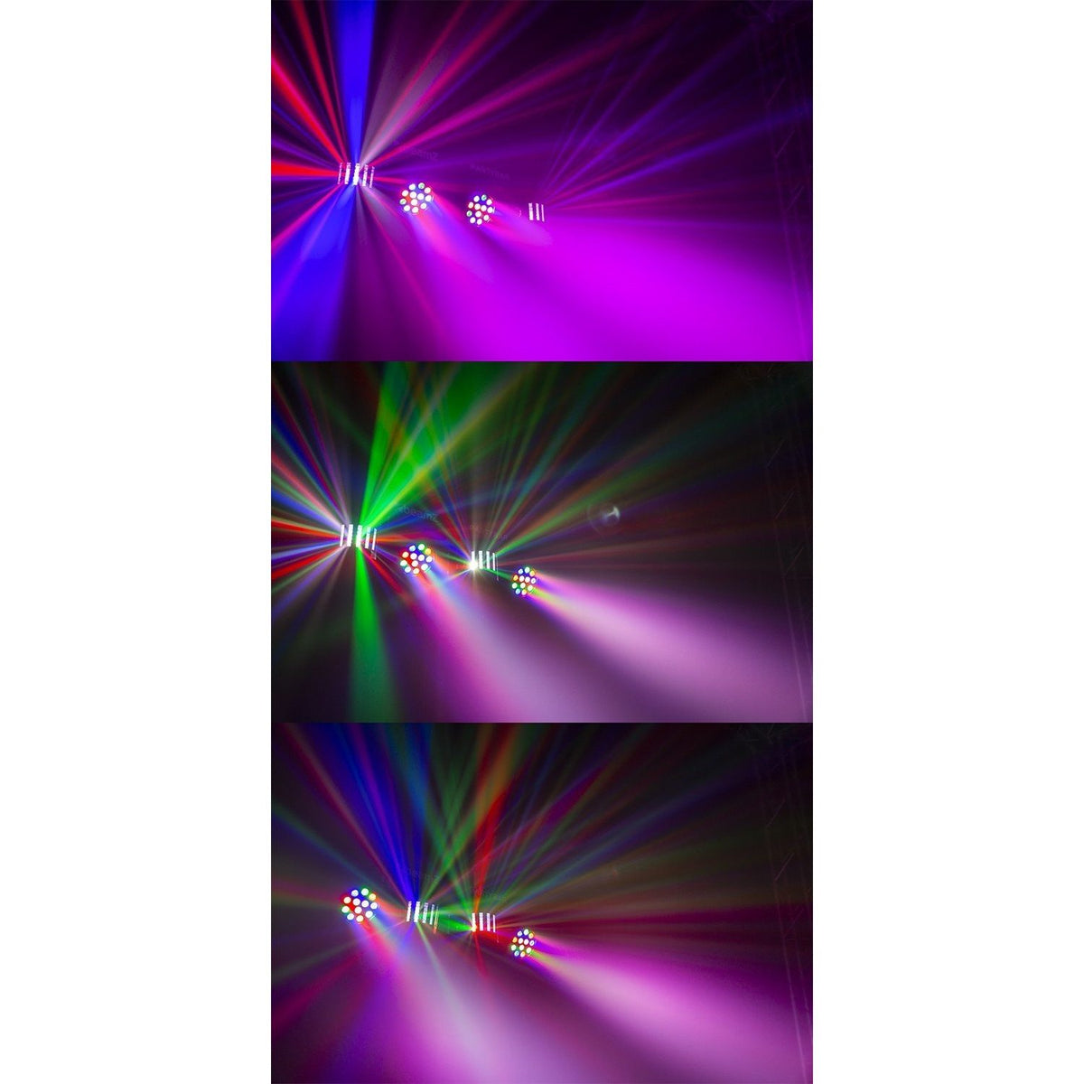 beamZ PartyBar2 - Barra de efectos con 2x PAR + 2x Derby - Tempo Shop
