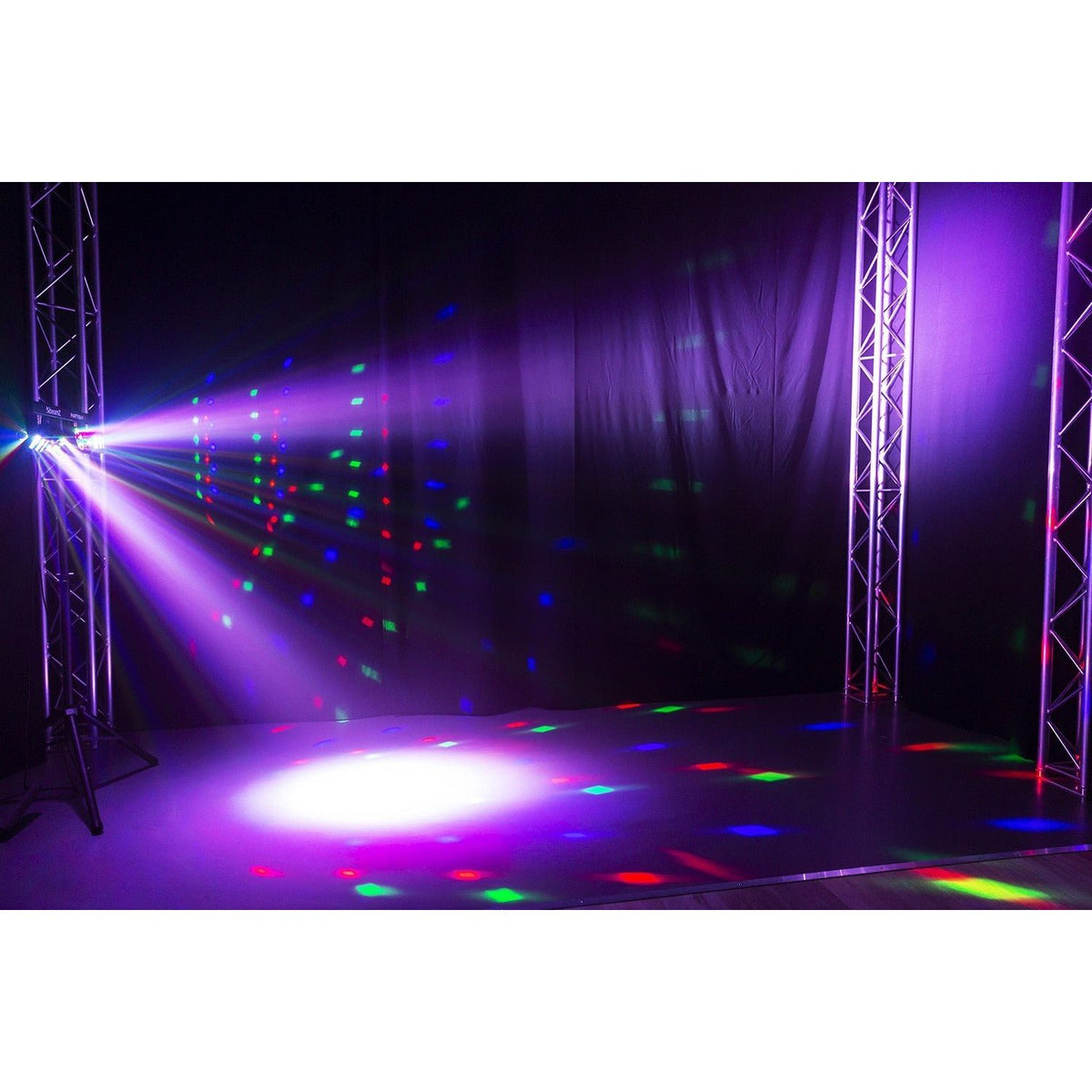 beamZ PartyBar2 - Barra de efectos con 2x PAR + 2x Derby - Tempo Shop