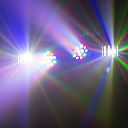 beamZ PartyBar2 - Barra de efectos con 2x PAR + 2x Derby - Tempo Shop