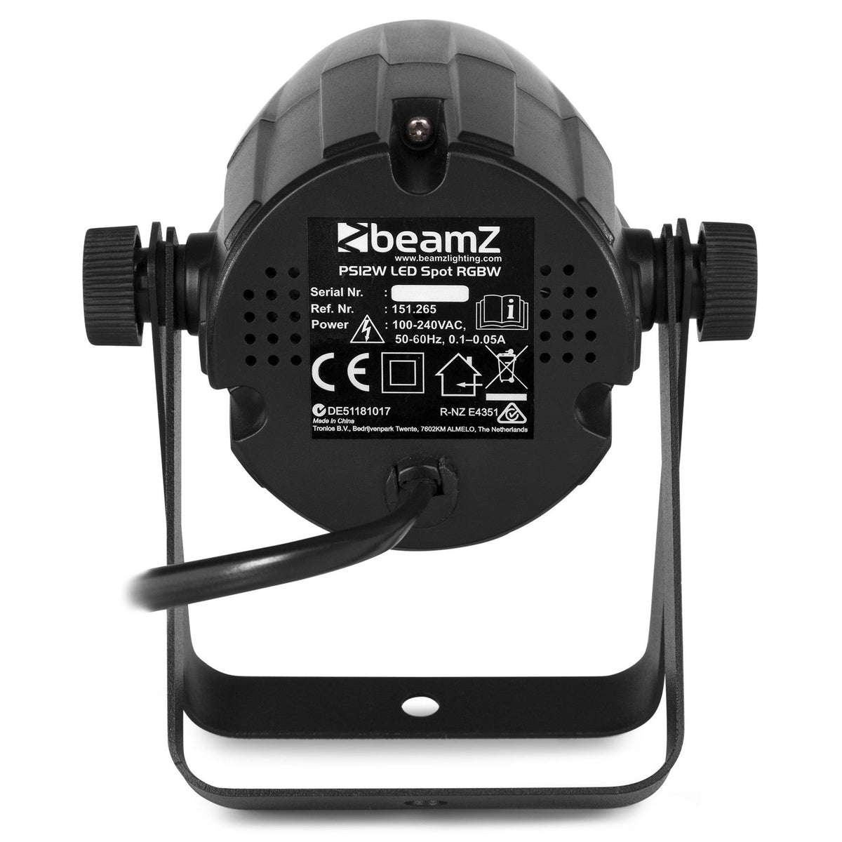 beamZ PS12W - LED Foco Spot 12W RGBW IR - Tempo Shop
