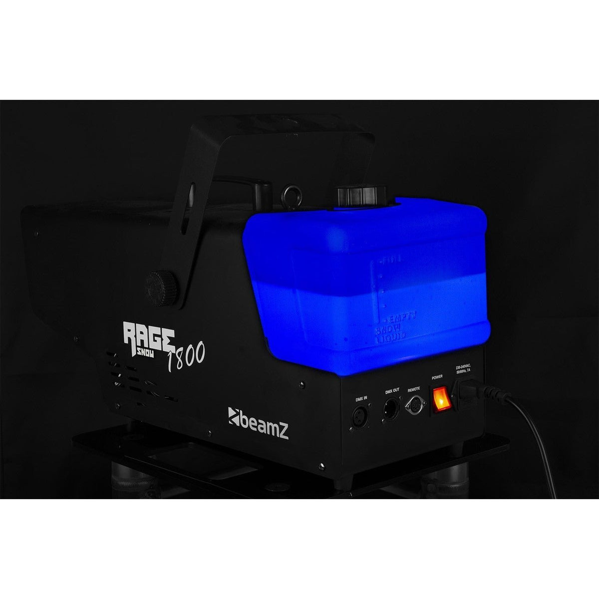 beamZ Rage 1800 - Maquina de nieve con temporizador - Tempo Shop