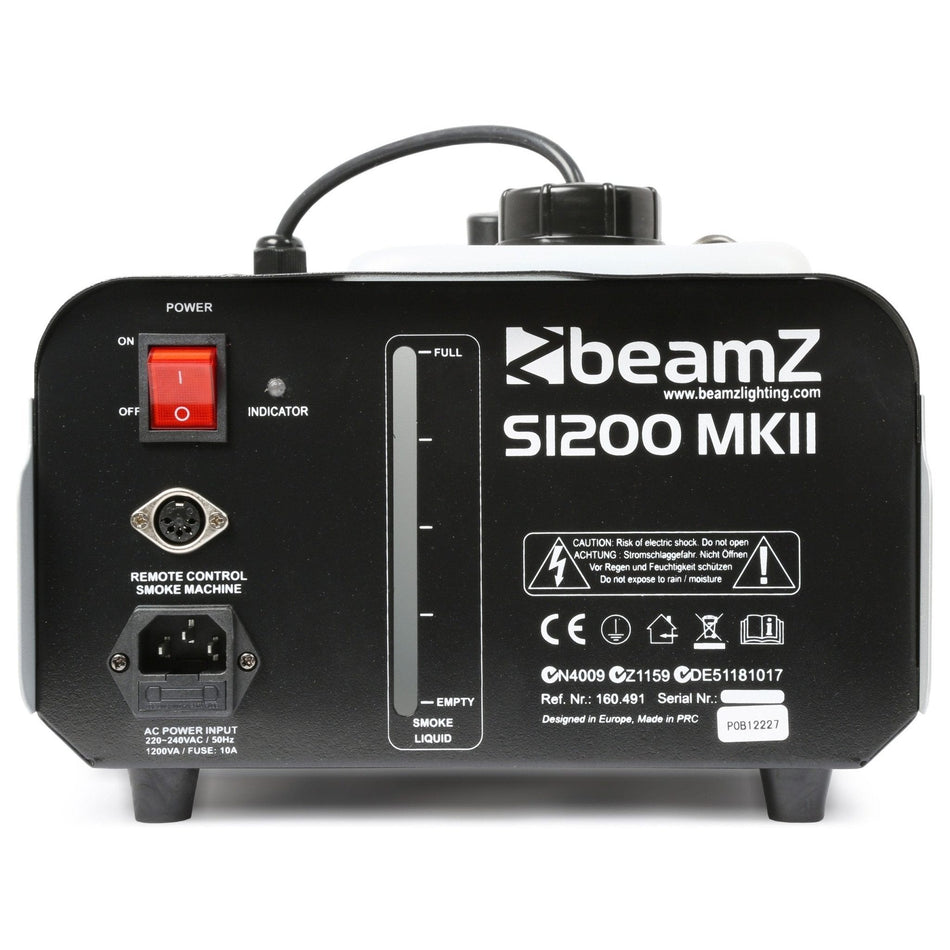 beamZ S1200 MKII - Máquina de Humo - Tempo Shop