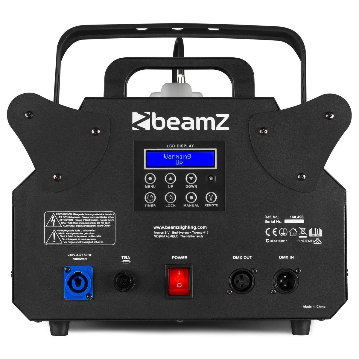 beamZ S3500 - Maquina de humo DMX - Tempo Shop