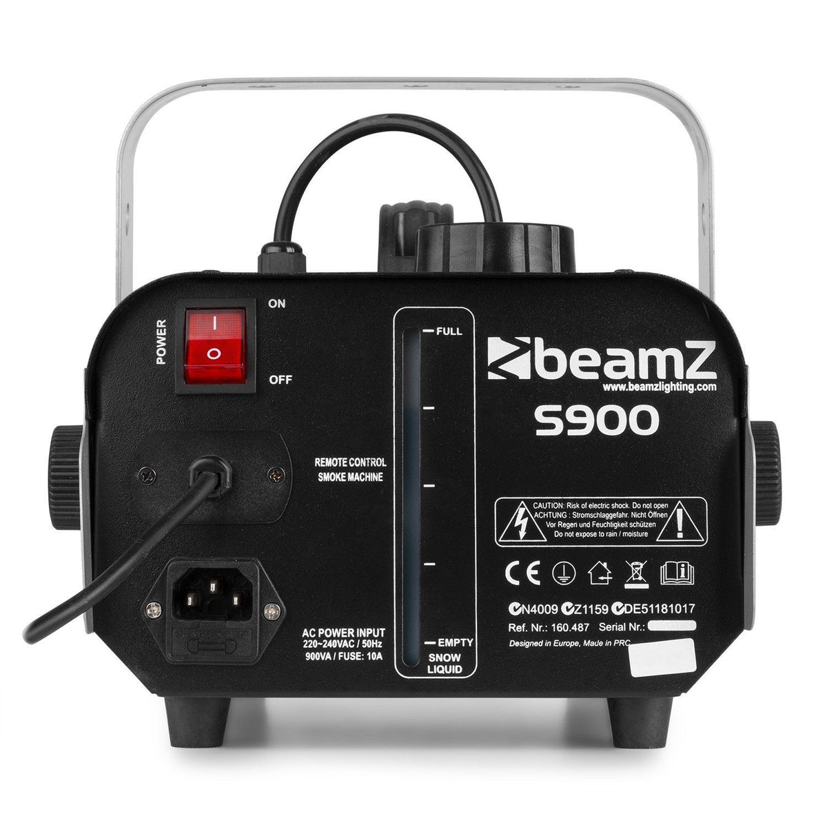 beamZ S900 - Máquina de humo - Tempo Shop