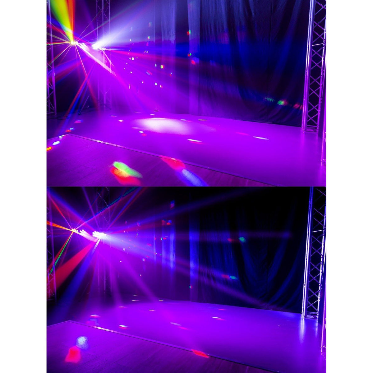 beamZ SB02 ShowBar - Barra con batería 2x Derby y 2x PAR - Tempo Shop