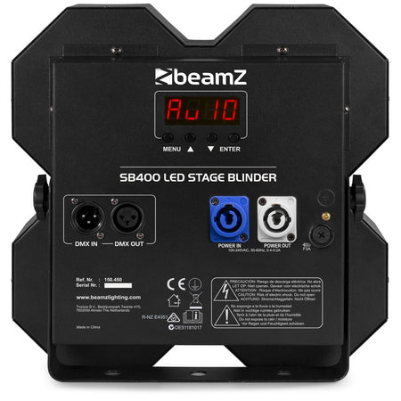 beamZ SB400 - Stage Blinder 4x 50W LED 2in1 - Tempo Shop