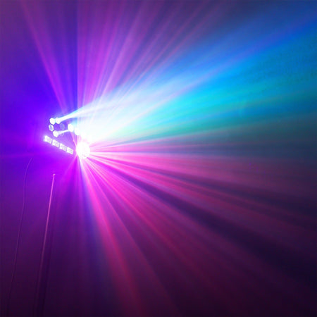 beamZ Shimmer2 - Efecto LED multiefecto 6-en-1 con DMX de 16 canales y mando IR - Tempo Shop