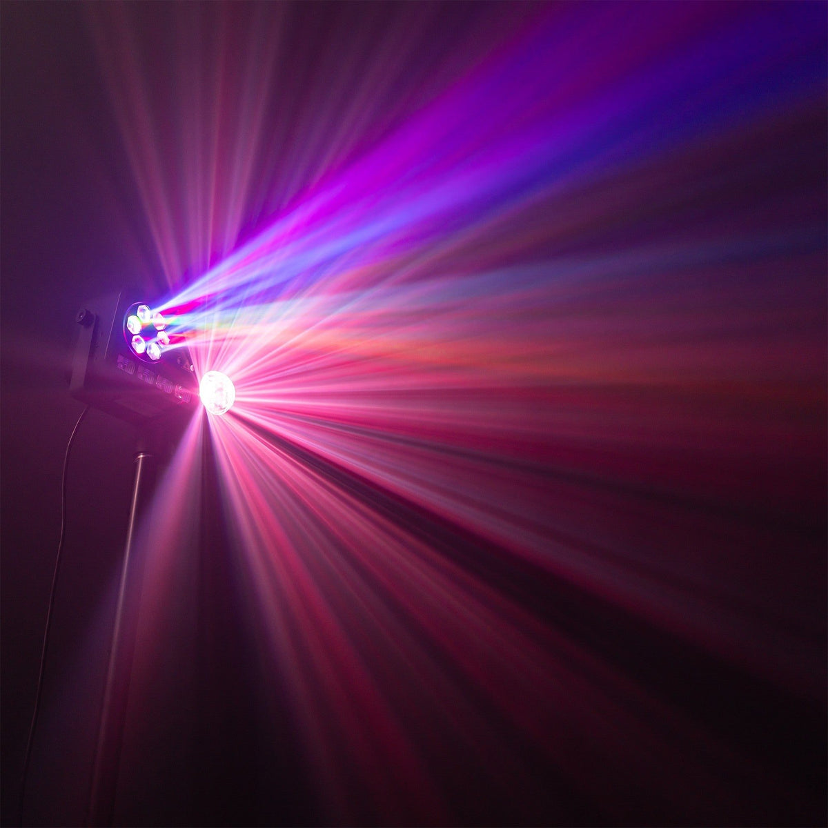 beamZ Shimmer2 - Efecto LED multiefecto 6-en-1 con DMX de 16 canales y mando IR - Tempo Shop