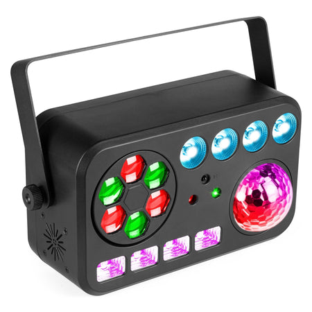 beamZ Shimmer2 - Efecto LED multiefecto 6-en-1 con DMX de 16 canales y mando IR - Tempo Shop