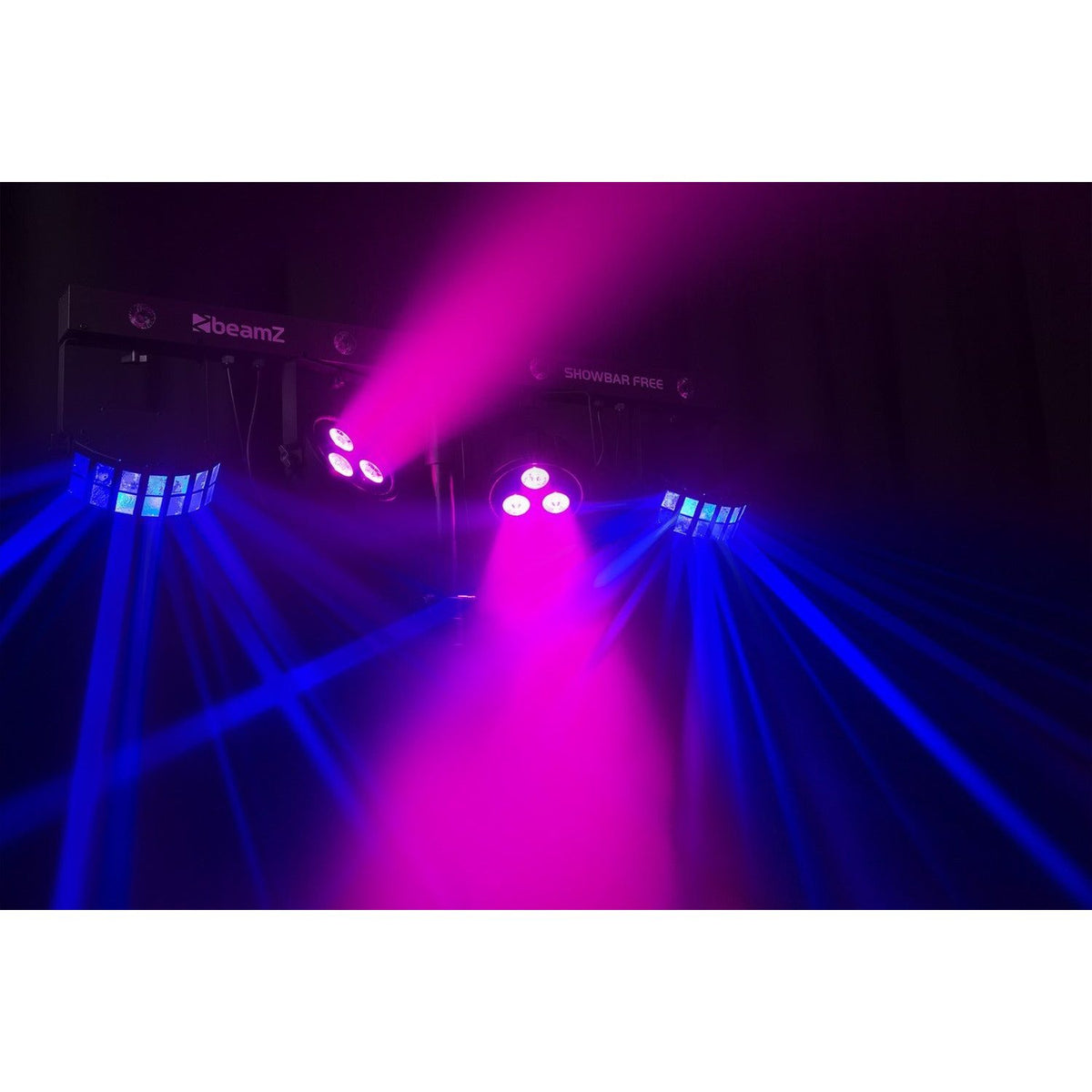 beamZ SHOWBAR FREE - Barra con 2x PAR, 2x Derby y Strobo - Tempo Shop