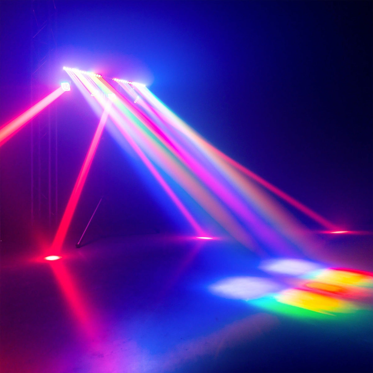 beamZ ShowBar GO Vibe - Sistema de iluminación integral con 4 cabezas móviles y barra LED - Tempo Shop