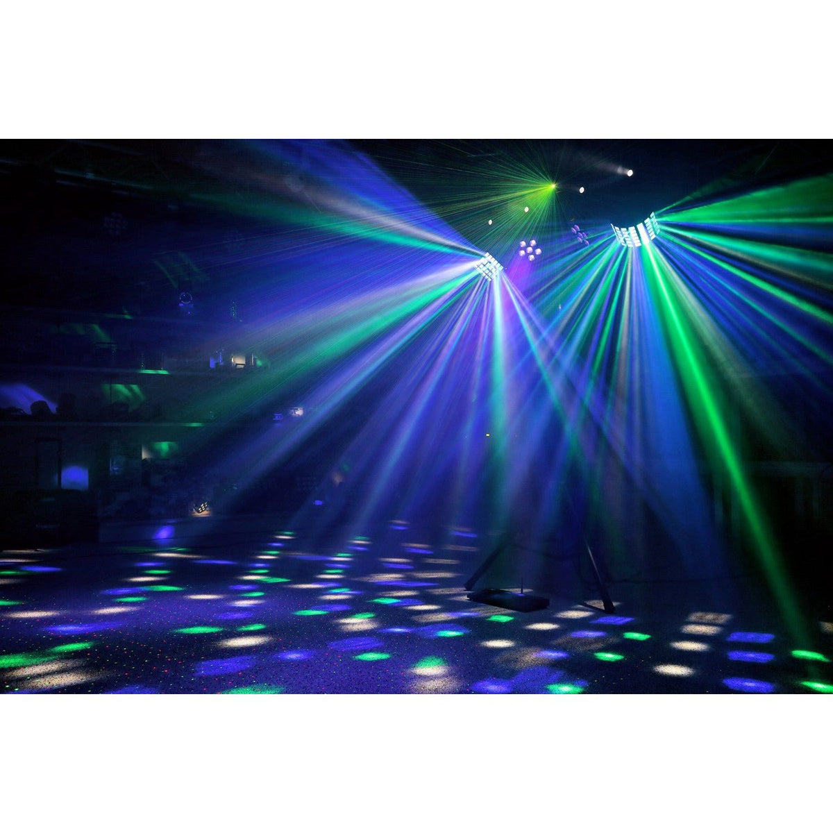 beamZ SHOWBAR - Barra con 2x Foco PAR, 2x Butterfly y Laser R/G DMX IRC - Tempo Shop