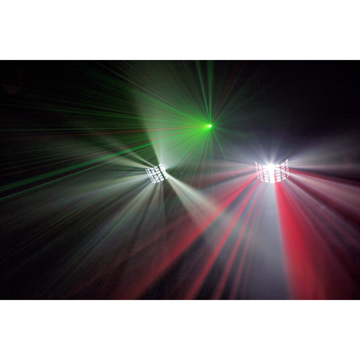 beamZ SHOWBAR - Barra con 2x Foco PAR, 2x Butterfly y Laser R/G DMX IRC - Tempo Shop