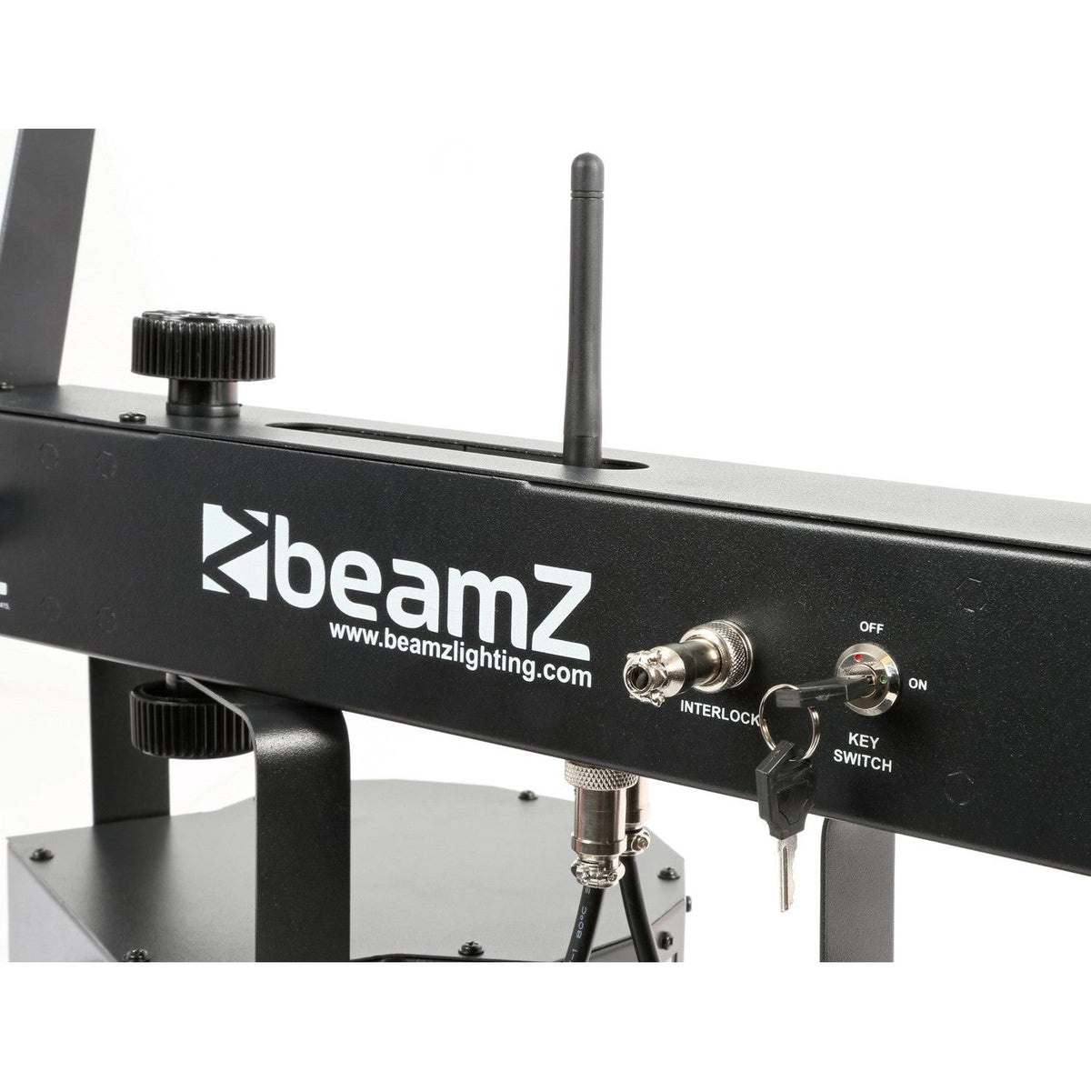 beamZ SHOWBAR - Barra con 2x Foco PAR, 2x Butterfly y Laser R/G DMX IRC - Tempo Shop