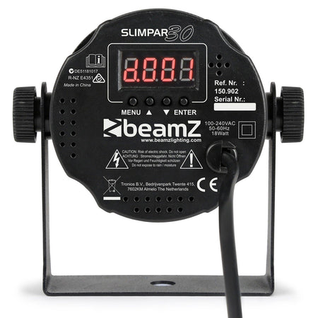 beamZ SlimPAR 30 - Foco PAR plano 30 RGB - Tempo Shop